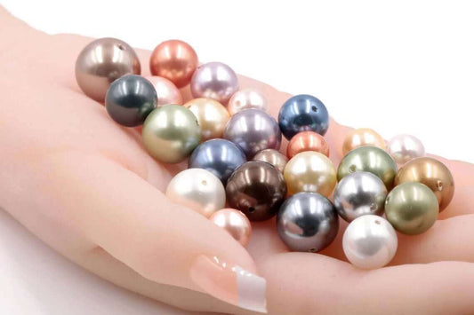 Imitation Shell Pearl Beads - Taj Mahal Gems