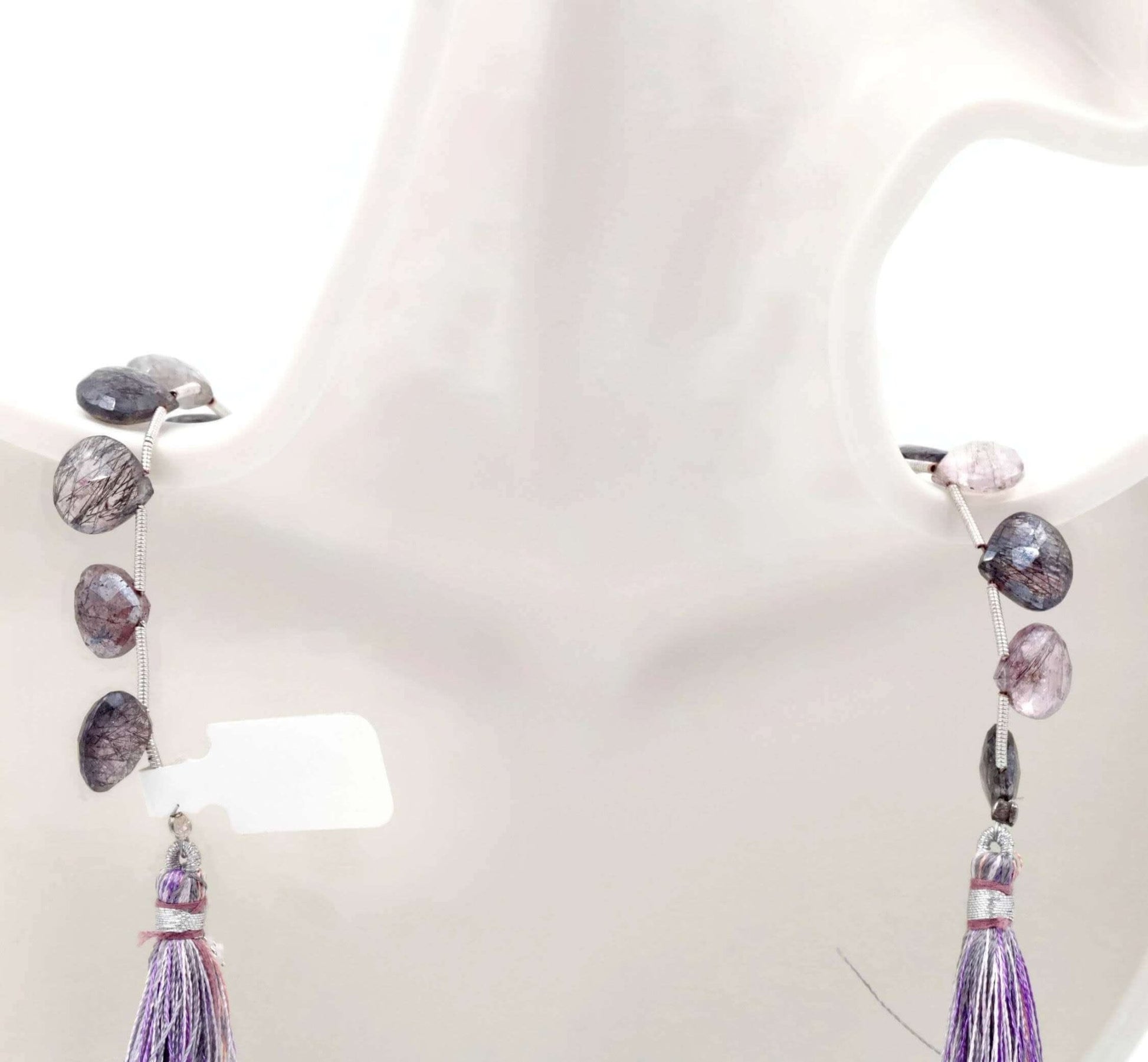 Multi Colored Rutile Beads Strand - Taj Mahal Gems
