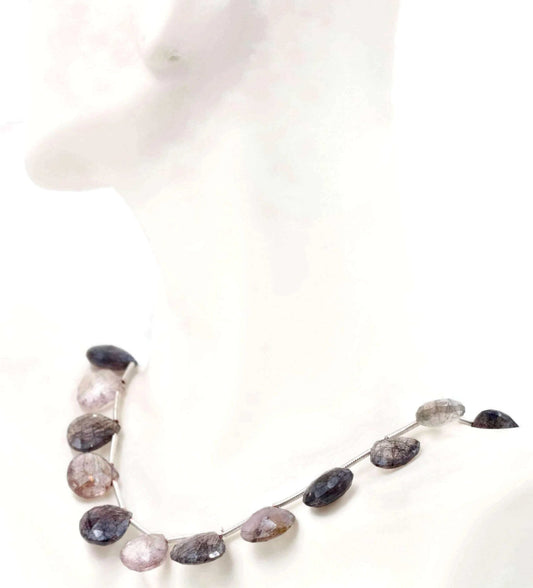Multi Colored Rutile Beads Strand - Taj Mahal Gems