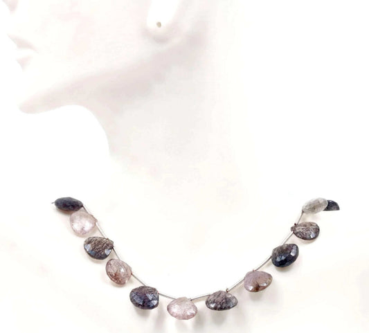 Multi Colored Rutile Beads Strand - Taj Mahal Gems