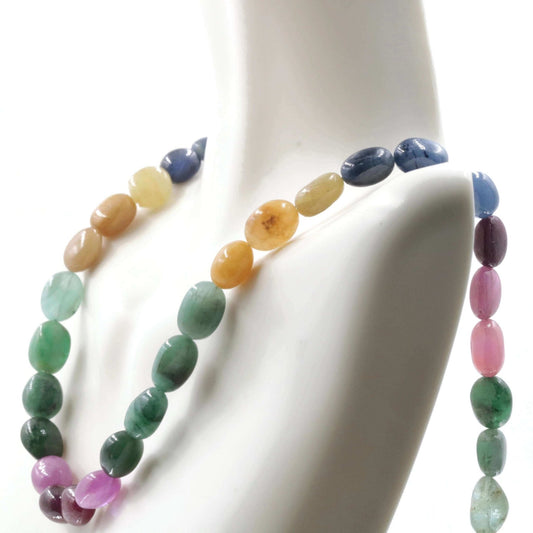 Multi Gemstone Beaded Strand - Taj Mahal Gems