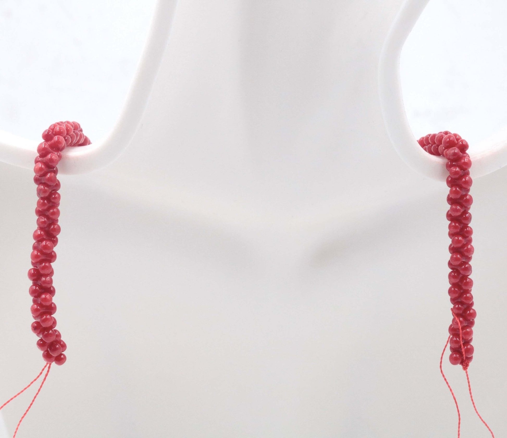 Natural Antique Italian Red Coral Beads Strand - Taj Mahal Gems