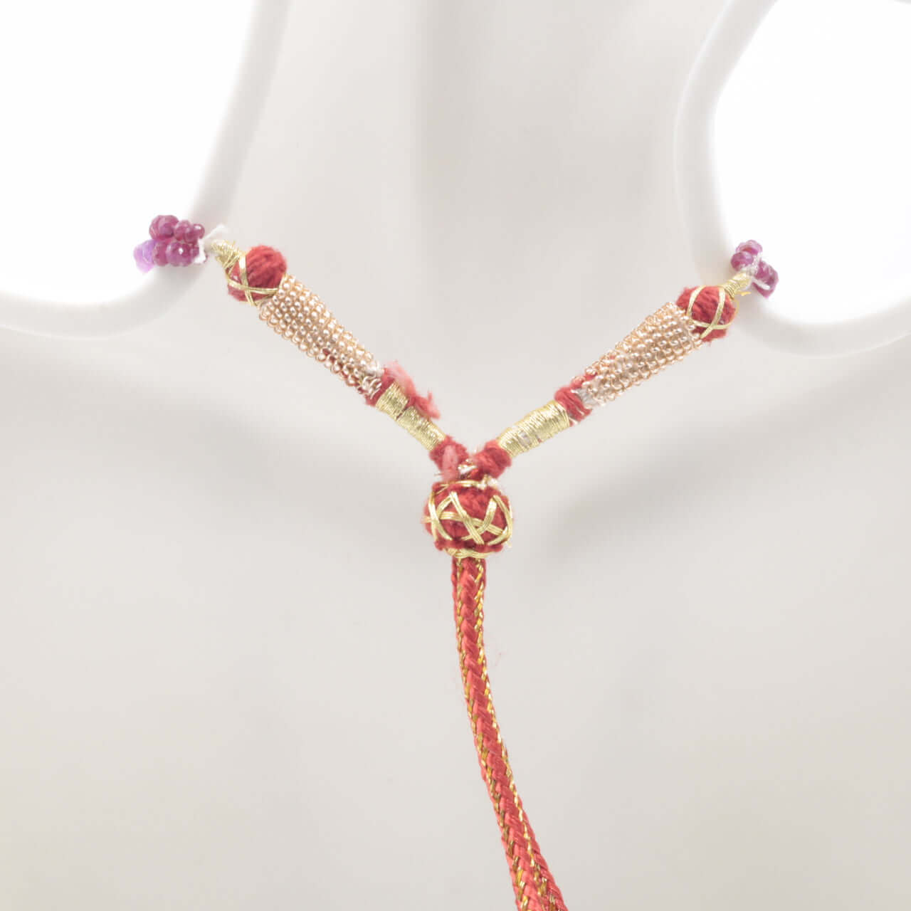Natural Red Ruby Necklace - Taj Mahal Gems