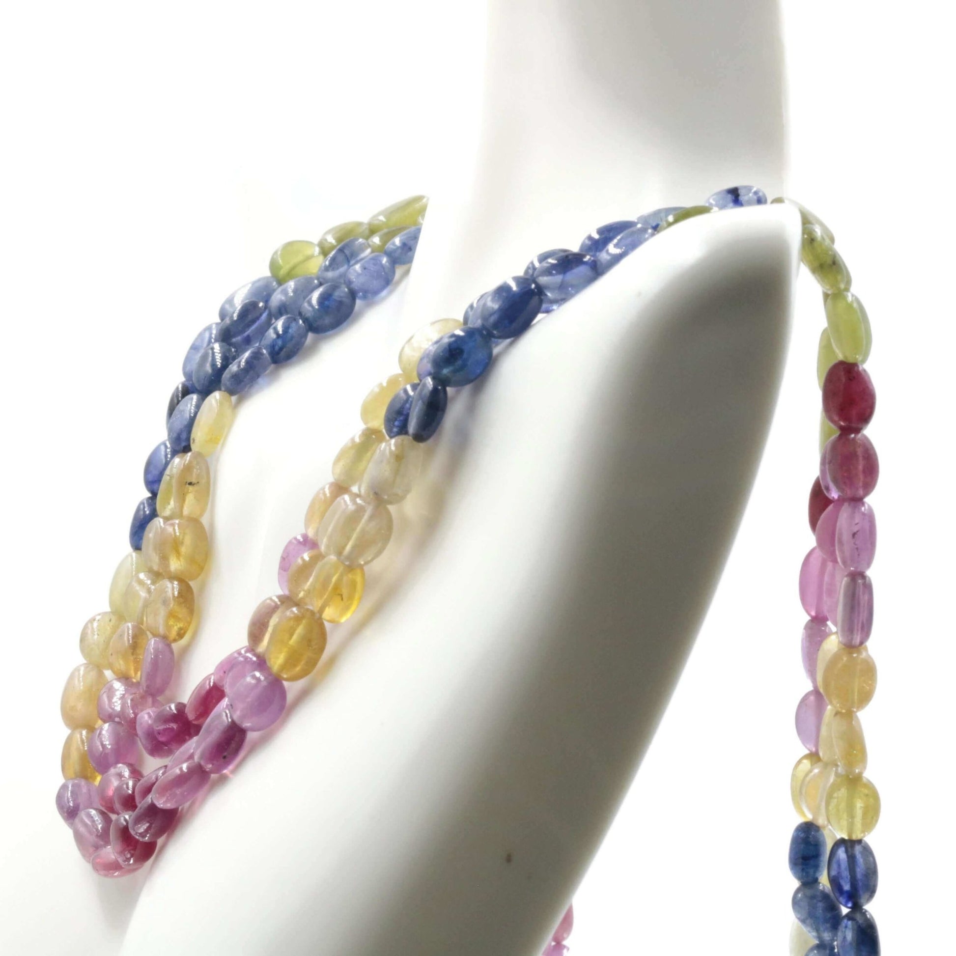 Natural Ruby and Sapphire Necklace - Taj Mahal Gems