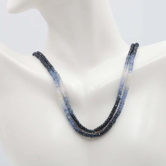 Natural Sapphire Beaded Necklace - Taj Mahal Gems