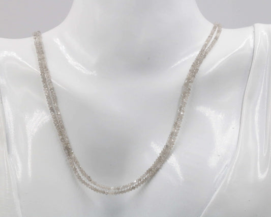Natural White Diamond Strand - Taj Mahal Gems