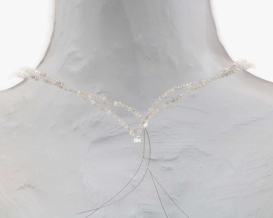 Natural White Diamond Strand - Taj Mahal Gems