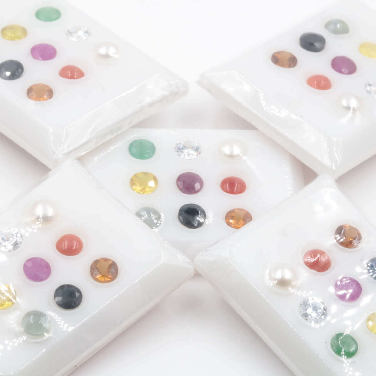 Navratna Gemstone loose stones - Taj Mahal Gems