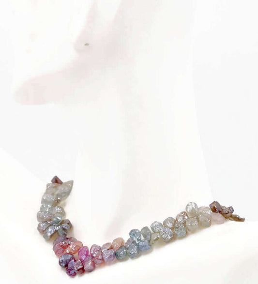 Umba Multi Color Sapphire Beads Strand - Taj Mahal Gems